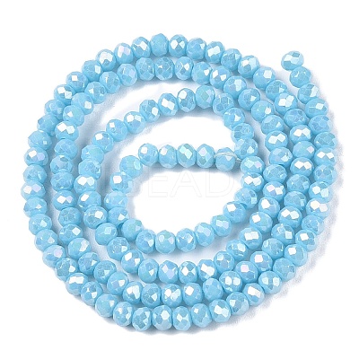 Electroplate Glass Beads Strands LS-EGLA-A044-P2mm-B08-1