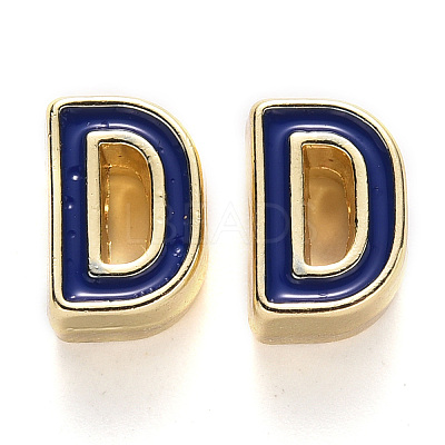 Rack Plating Alloy Enamel Beads ENAM-S122-033D-NR-1