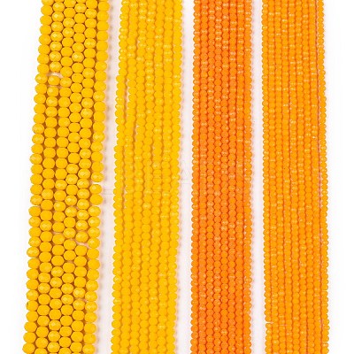 Opaque Solid Color Imitation Jade Glass Beads Strands EGLA-A044-P4mm-D29-1