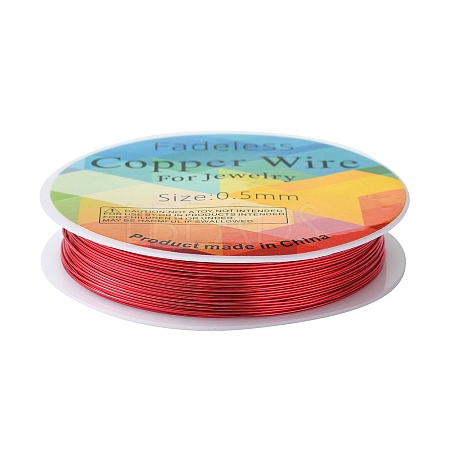 Copper Jewelry Wire CWIR-CW0.5mm-13-1