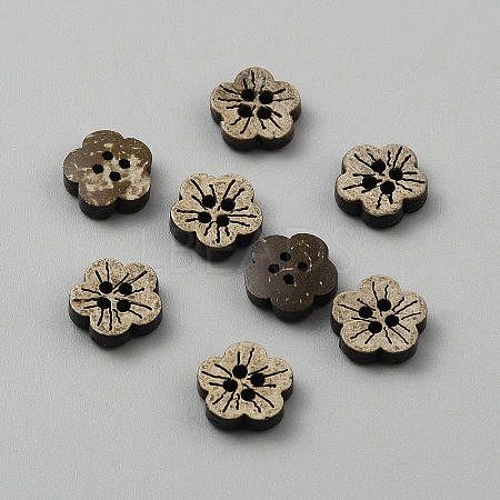 4-Hole Coconut Buttons BUTT-H002-01-1