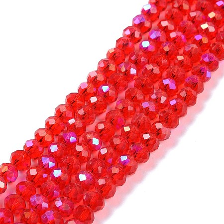Electroplate Glass Beads Strands EGLA-A034-T8mm-L09-1