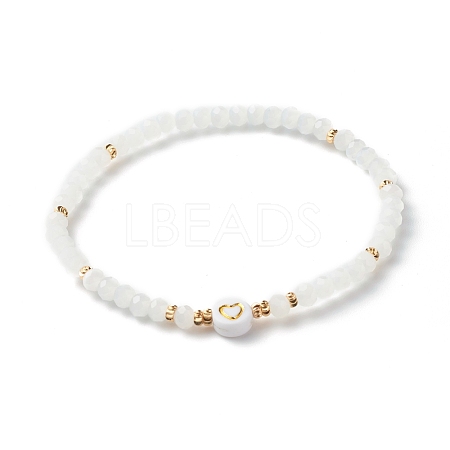 Glass Beads Stretch Bracelets BJEW-JB06576-02-1