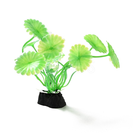 Plastic Artificial Aquatic Plants Decor DJEW-G025-14A-1