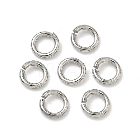 Tarnish Resistant 304 Stainless Steel Open Jump Rings X-STAS-R065-42-1