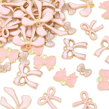 50Pcs 5 Styles Alloy Enamel Charms ENAM-YW0005-82-1