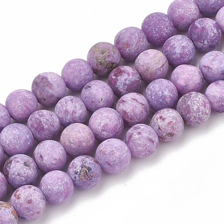 Dyed Natural Gemstone Beads Strands G-T106-344C-1
