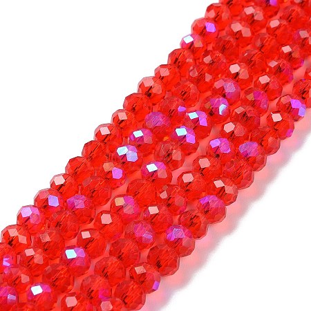 Electroplate Glass Beads Strands EGLA-A034-T10mm-L05-1
