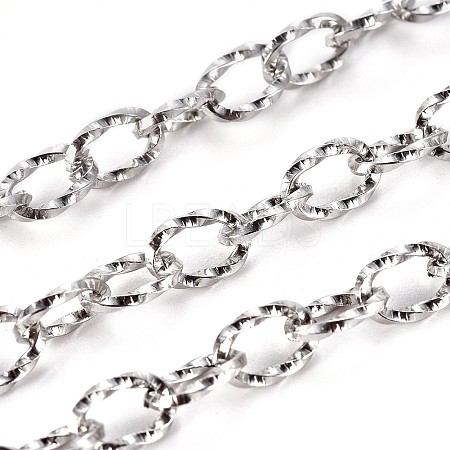 Tarnish Resistant 304 Stainless Steel Cable Chains CHS-L019-02P-1