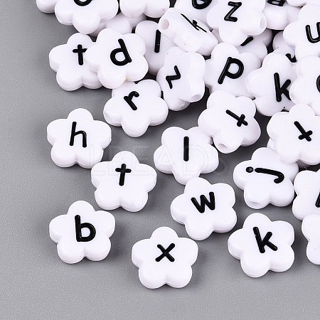 Opaque Acrylic Beads SACR-Q001-17B-1