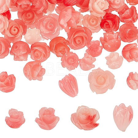 4 Sizes Synthetic Coral Beads CORA-OC0001-02-1