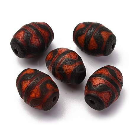 Tibetan Style dZi Beads TDZI-NH0001-E03-03A-1