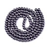 Baking Paint Pearlized Glass Pearl Round Bead Strands HY-Q003-10mm-73-2