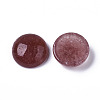 Natural Strawberry Quartz Gemstone Cabochons G-T020-18mm-16-2