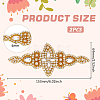 Alloy Rhinestone Ornmament Accessories DIY-WH0021-82G-2