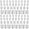 80Pcs 4 Styles Brass Cord Ends KK-BBC0025-66-7