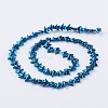 Vacuum Plating Electroplate Non-magnetic Synthetic Hematite Beads Strands G-F534-G03-2