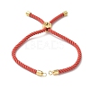 Cotton Cord Bracelet Making KK-F758-03-05-G-1