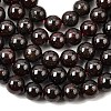 Natural Garnet Gemstone Beads Strands G-R263-7mm-3