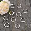201 Stainless Steel Huggie Hoop Earring Findings LS-STAS-P283-01D-S-5