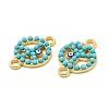 Alloy Enamel Connector Charms FIND-H039-11G-B-2
