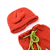 Crochet Baby Beanie Costume AJEW-R030-53-3