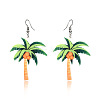 Acrylic & Alloy Dangle Earrings WGEBD91-02-1