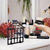 Detachable Lovely House Acrylic Earring Display Stands EDIS-WH0029-48A-5