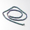 Electroplate Non-magnetic Synthetic Hematite Bead Strands G-F300-40B-F02-2