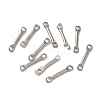 Non-Tarnish 304 Stainless Steel Connector Charms STAS-Q323-04B-P-1