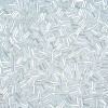 Transparent Colours Luster Glass Bugle Beads SEED-N005-001-A13-3