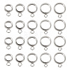 20Pcs 5 Styles 201 Stainless Steel Tube Bails STAS-TADJ0001-04P-2