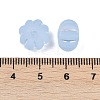 Frosted Transparent Acrylic Beads OACR-P029-03B-01-4