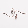 Brass Earring Hooks X-EC135Y-NFR-2