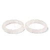 Natural Quartz Crystal Bead Stretch Bracelets for Women Men BJEW-C097-02A-14-1