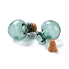 Round Glass Cork Bottles Ornament GLAA-D002-03C-2