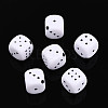 Opaque Acrylic Beads SACR-T035-19M-2