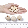 Unfinished Natural Wood Beads X-WOOD-S651-A18mm-LF-4