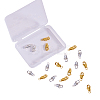 Brass Lobster Claw Clasps KK-CJ0001-35-5