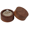 Round Wood Rings Storage Boxes AJEW-WH0166-16A-1