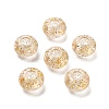 Transparent Acrylic European Beads TACR-P009-A01-03-1