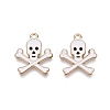 Halloween Theme Alloy Enamel Pendants PALLOY-N176-39A-RS-1