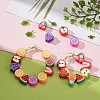 240Pcs 12 Kinds of Fruit Handmade Polymer Clay Beads CLAY-ZZ0001-001A-7