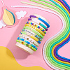 8 Strands Imitation Jelly Handmade Polymer Clay Beads Strands CLAY-TA0001-47B-7