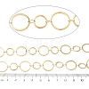 304 Stainless Steel Ring Link Chains CHS-G044-05G-02-2