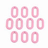 Opaque Spray Painted Acrylic Linking Rings OACR-T024-02-I07-1