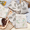 2 Patterns Polycotton(Polyester Cotton) Packing Pouches Drawstring Bags ABAG-PH0001-02-2
