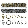 40Pcs 2 Color Zinc Alloy Lobster Claw Clasps DIY-YW0006-32-1
