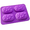 Rectangle Soap Food Grade Silicone Molds SOAP-PW0001-088-2
