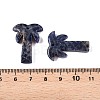 Natural Sodalite Coconut Tree Pendants G-N342-02A-3